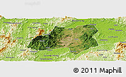 Satellite Panoramic Map of Nanfeng, physical outside