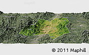 Satellite Panoramic Map of Nanfeng, semi-desaturated