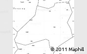 Blank Simple Map of Nanfeng