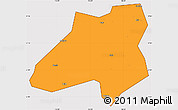 Political Simple Map of Nanfeng, cropped outside