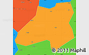 Political Simple Map of Nanfeng