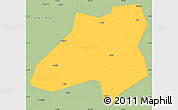 Savanna Style Simple Map of Nanfeng
