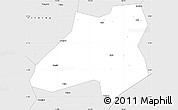 Silver Style Simple Map of Nanfeng
