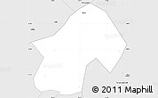 Silver Style Simple Map of Pengze