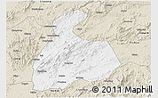 Classic Style 3D Map of Pingxiang Shi