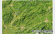 Satellite 3D Map of Pingxiang Shi
