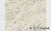 Shaded Relief Map of Pingxiang Shi