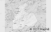 Silver Style Map of Pingxiang Shi