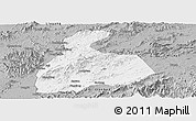 Gray Panoramic Map of Pingxiang Shi