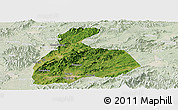 Satellite Panoramic Map of Pingxiang Shi, lighten
