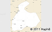 Classic Style Simple Map of Pingxiang Shi