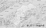 Silver Style 3D Map of Quannan