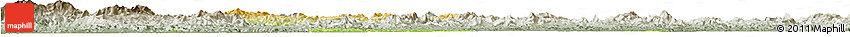 Physical Horizon Map of Quannan, semi-desaturated