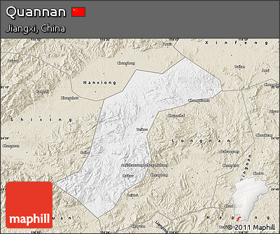 Classic Style Map of Quannan