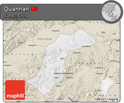Classic Style Map of Quannan
