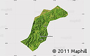 Satellite Map of Quannan, cropped outside