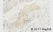 Shaded Relief Map of Quannan, lighten