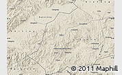 Shaded Relief Map of Quannan