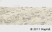 Shaded Relief Panoramic Map of Quannan