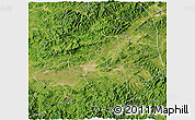 Satellite 3D Map of Shangrao
