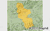 Savanna Style 3D Map of Shangrao