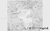 Silver Style 3D Map of Shangrao