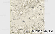 Shaded Relief Map of Shangrao