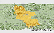 Savanna Style Panoramic Map of Shangrao