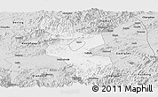 Silver Style Panoramic Map of Shangrao
