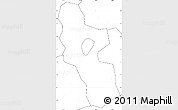 Blank Simple Map of Shangrao, no labels
