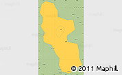 Savanna Style Simple Map of Shangrao