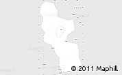 Silver Style Simple Map of Shangrao