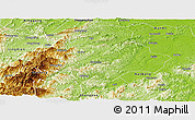 Physical Panoramic Map of Suichuan