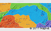 Political 3D Map of Taihe