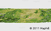 Satellite Panoramic Map of Taihe