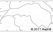 Blank Simple Map of Taihe, no labels