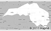 Gray Simple Map of Taihe