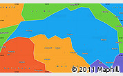Political Simple Map of Taihe