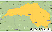 Savanna Style Simple Map of Taihe
