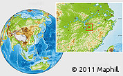 Physical Location Map of Wannian
