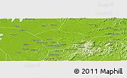 Physical Panoramic Map of Wannian