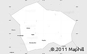 Silver Style Simple Map of Wannian