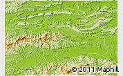 Physical 3D Map of Wuning