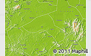 Physical Map of Xiajiang