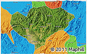 Satellite 3D Map of Xingguo, political outside