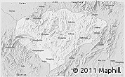 Silver Style 3D Map of Xingguo