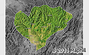 Satellite Map of Xingguo, desaturated