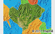 Satellite Map of Xingguo, political outside