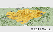Savanna Style Panoramic Map of Xingguo