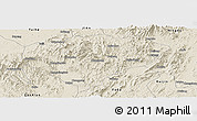 Shaded Relief Panoramic Map of Xingguo